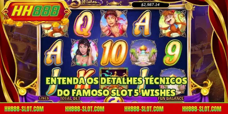 Entenda os detalhes técnicos do famoso slot 5 Wishes