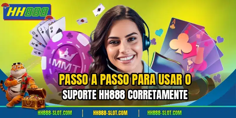 Passo a passo para usar o suporte hh888 corretamente