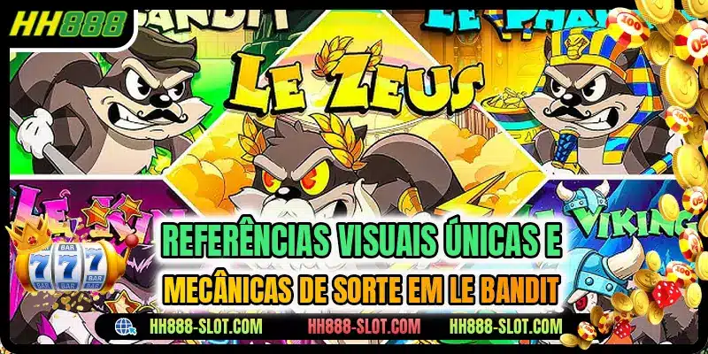 Referências visuais únicas e mecânicas de sorte em Le Bandit