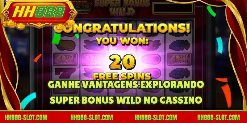 Ganhe vantagens explorando Super Bonus Wild no cassino